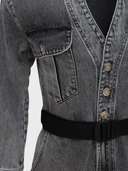 комбинезон джинсовый - фото 3