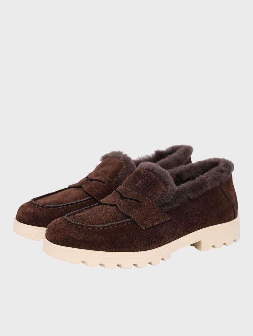 мокасины с мехом 71132 - фото 1