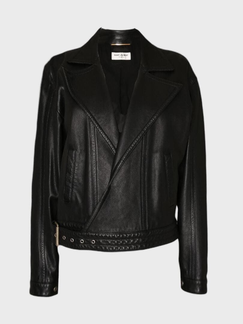 куртка кожаная 030345 - фото 1