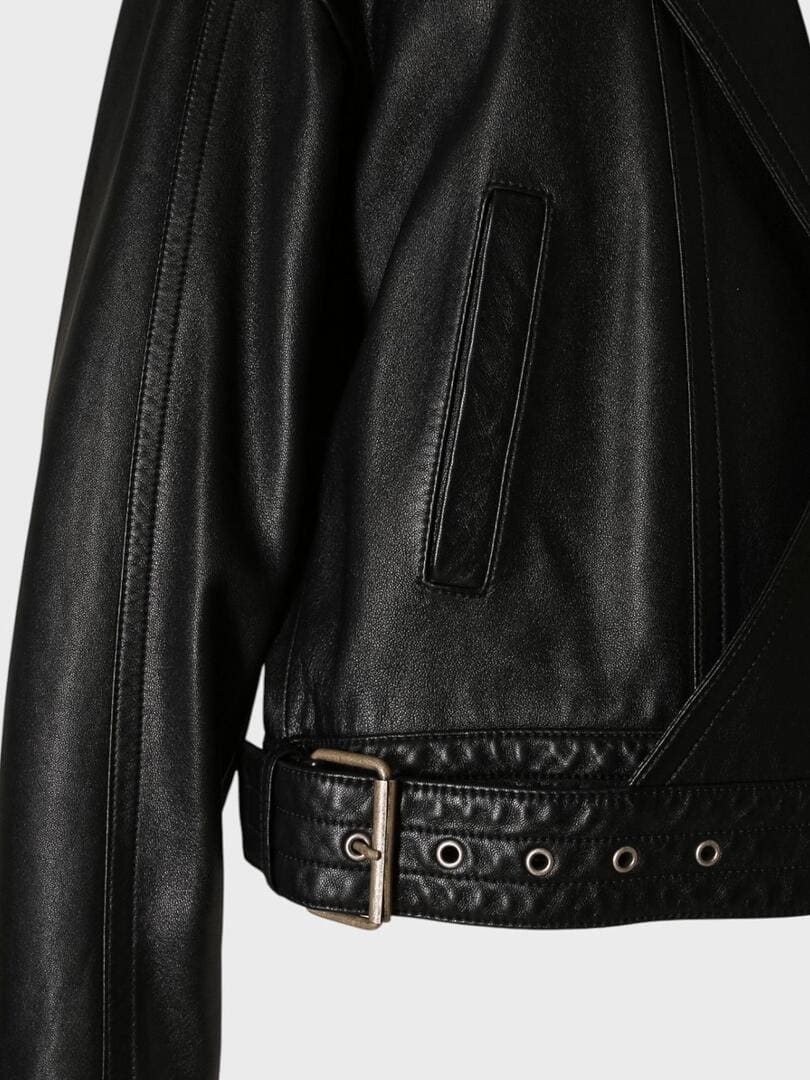 куртка кожаная 030345 - фото 4