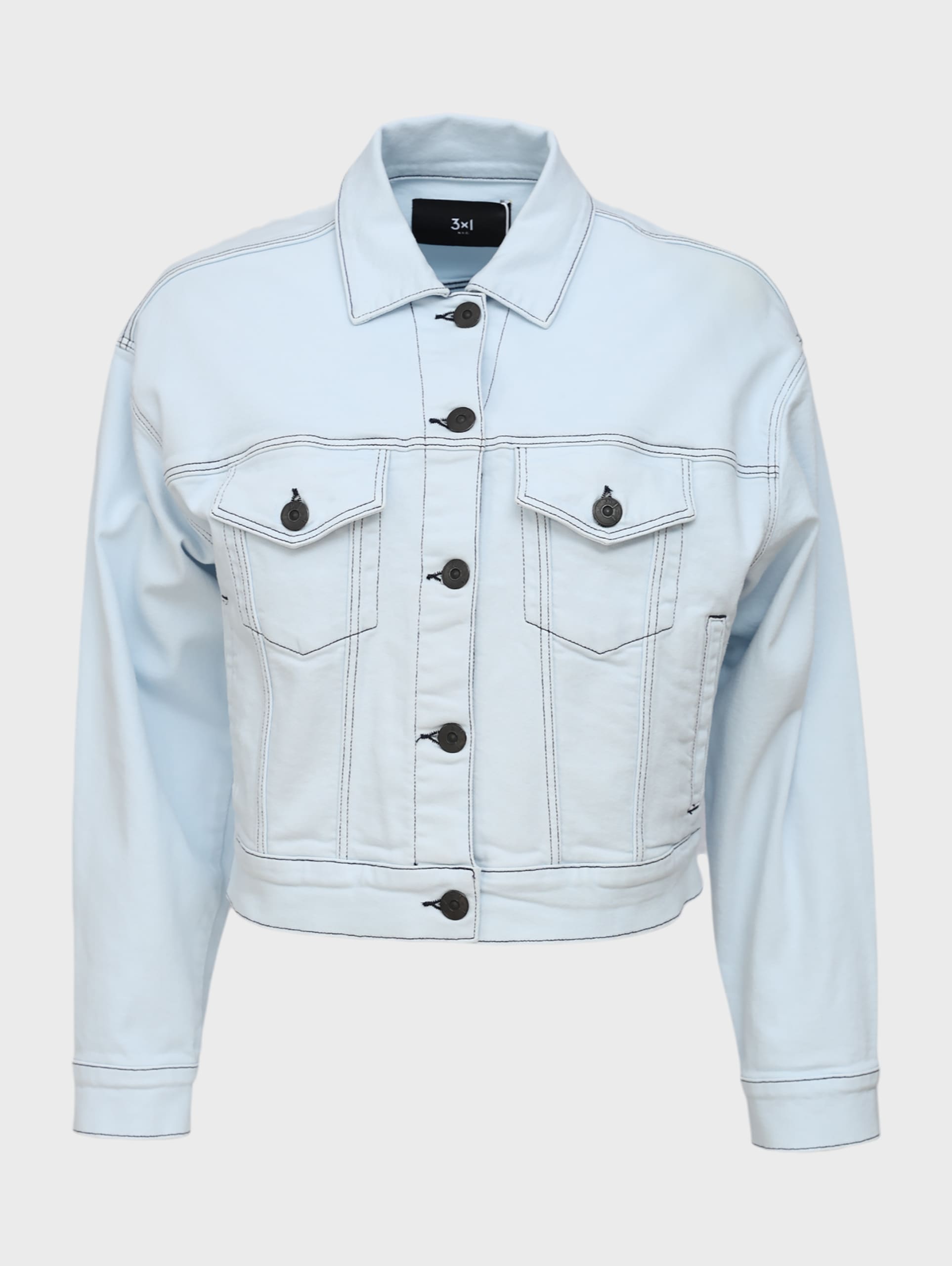 куртка джинсовая - фото 1