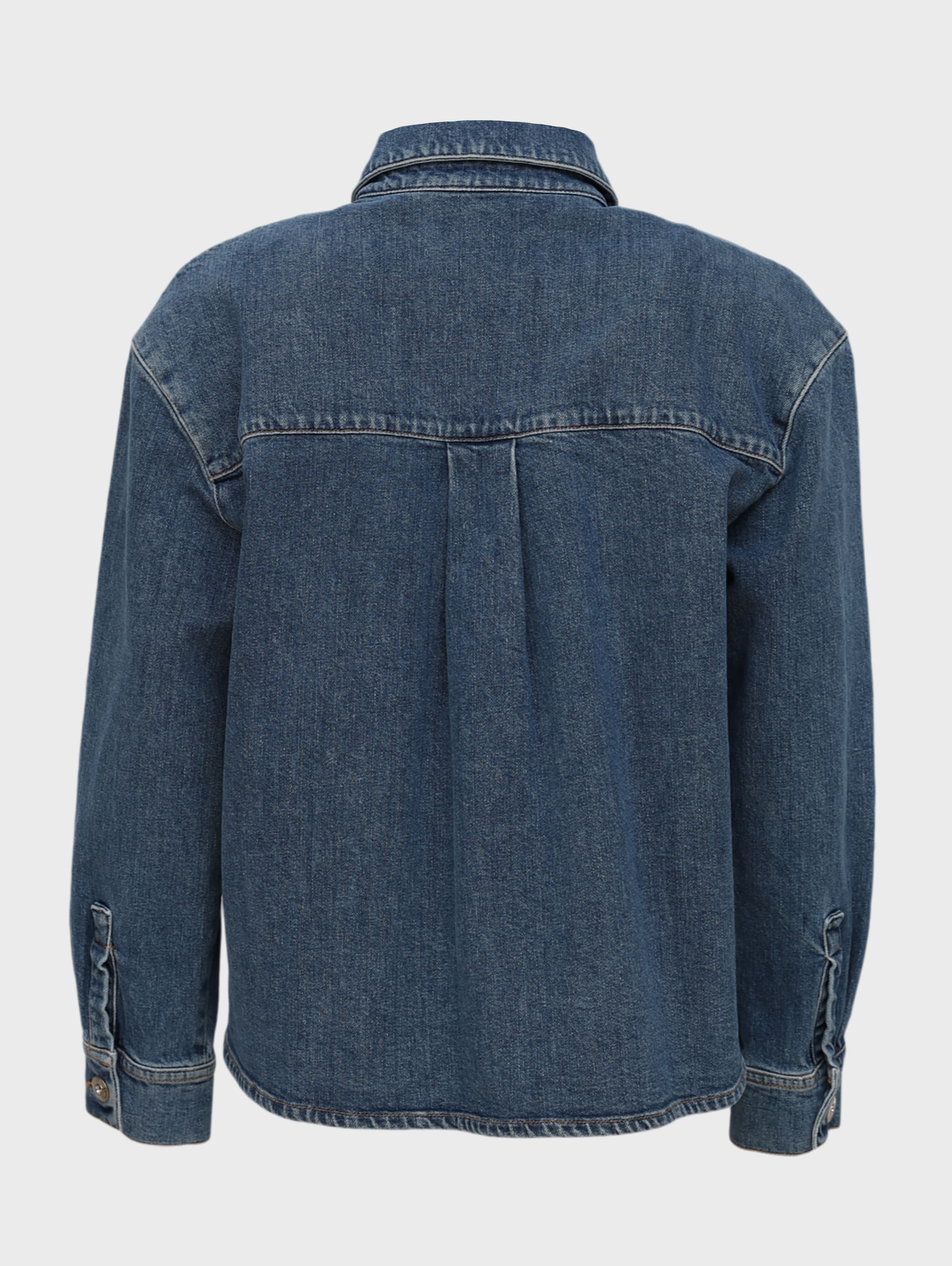 рубашка джинсовая - фото 3