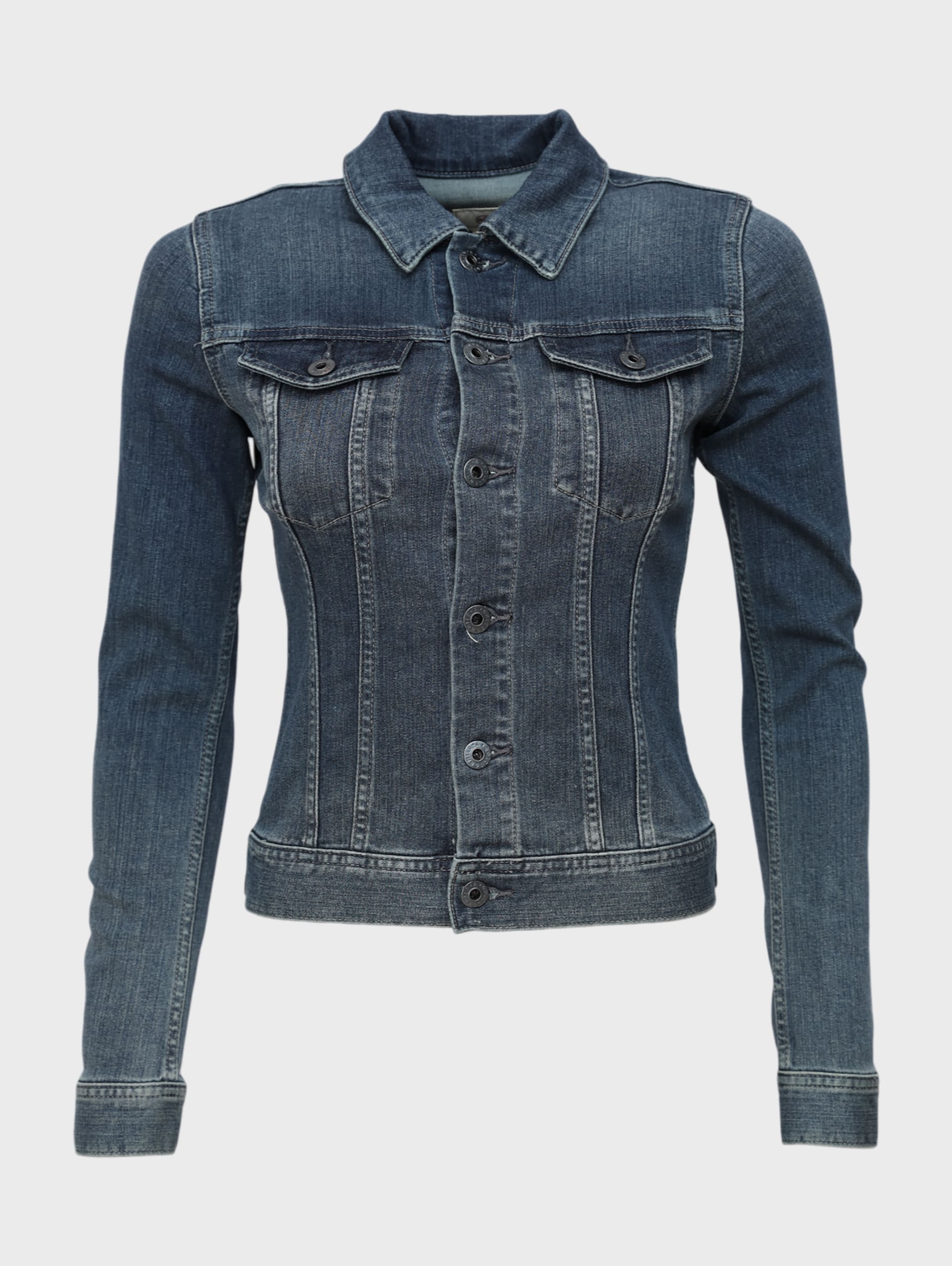 куртка джинсовая - фото 3