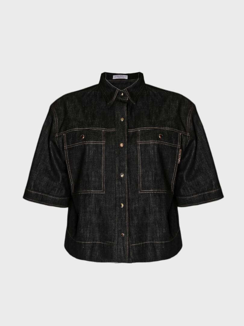 рубашка джинсовая 270407 - фото 1