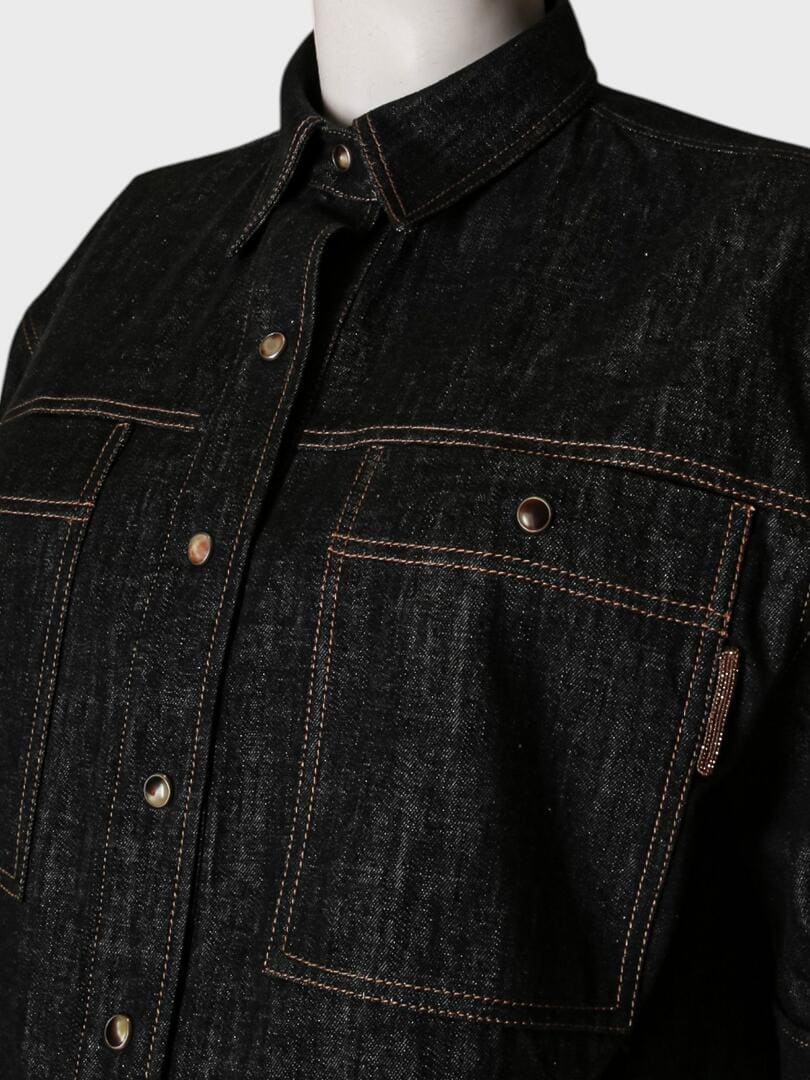 рубашка джинсовая 270407 - фото 3