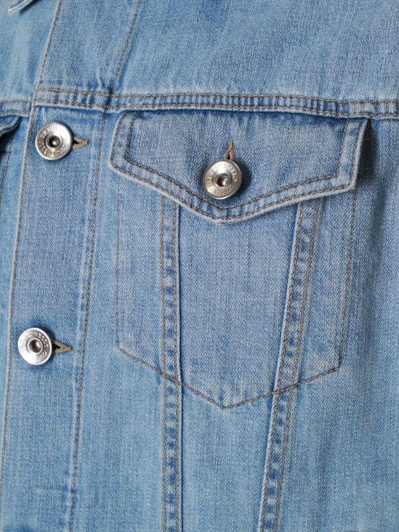 куртка джинсовая 270420 - фото 3